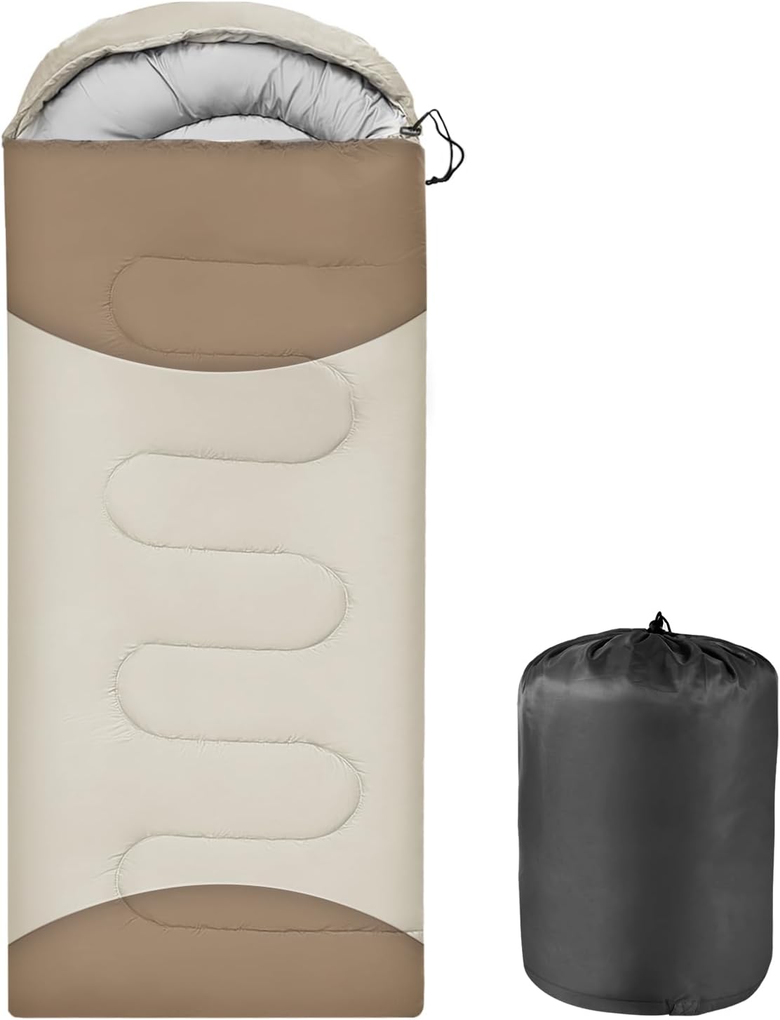 Sleeping Bags Portable Waterproof Camping Sleeping Bag for Adults Kids 4 Seasons Cold Weather or Warm Backpacking Hiking Travel Indoor Outdoor Use