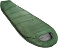Cold Weather  Sleeping Bag, 82 Inches x 33 Inches, Olive Green