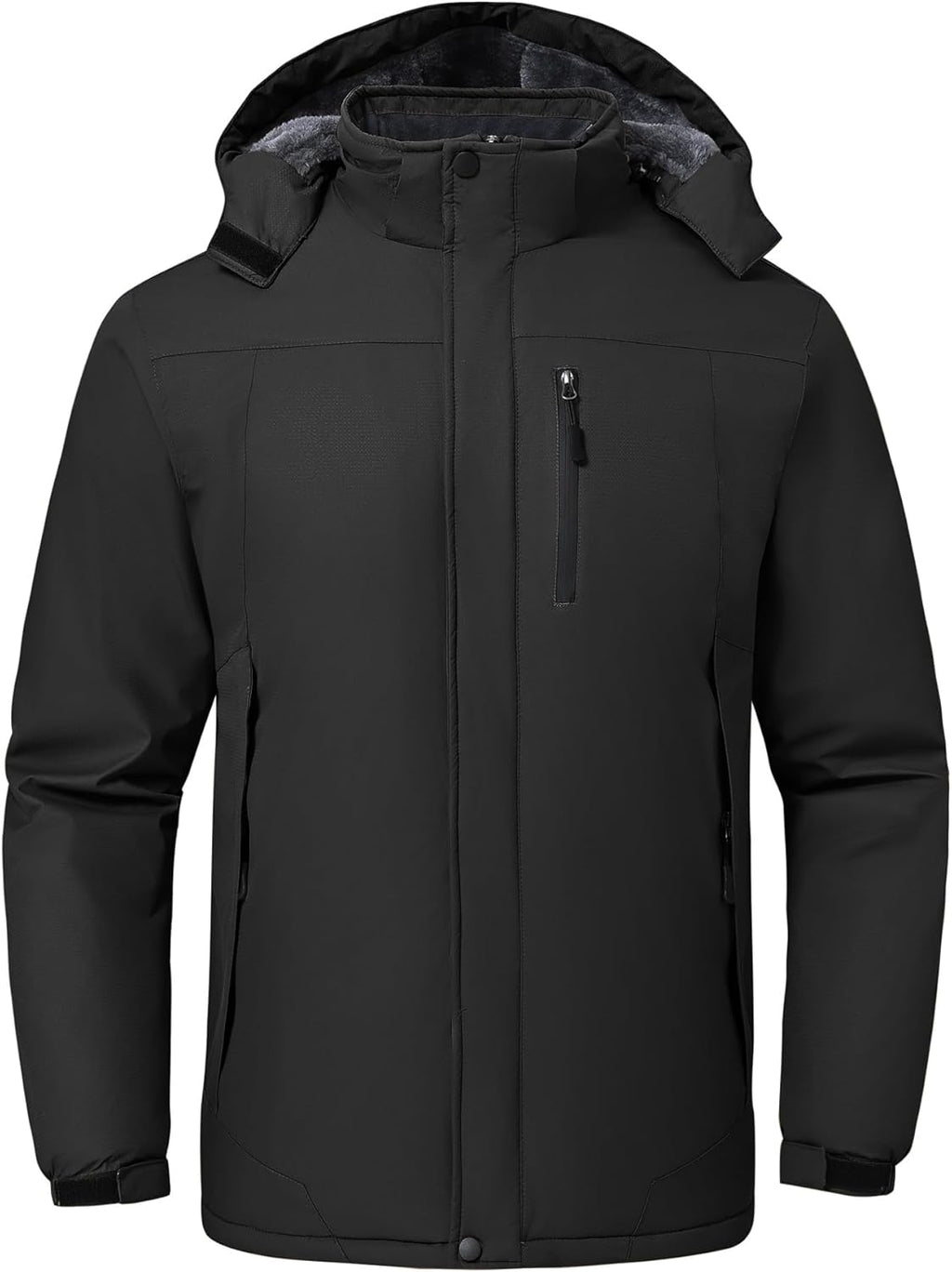 Men’s Skiing Jacket Waterproof windproof Rain Jackets with Hood